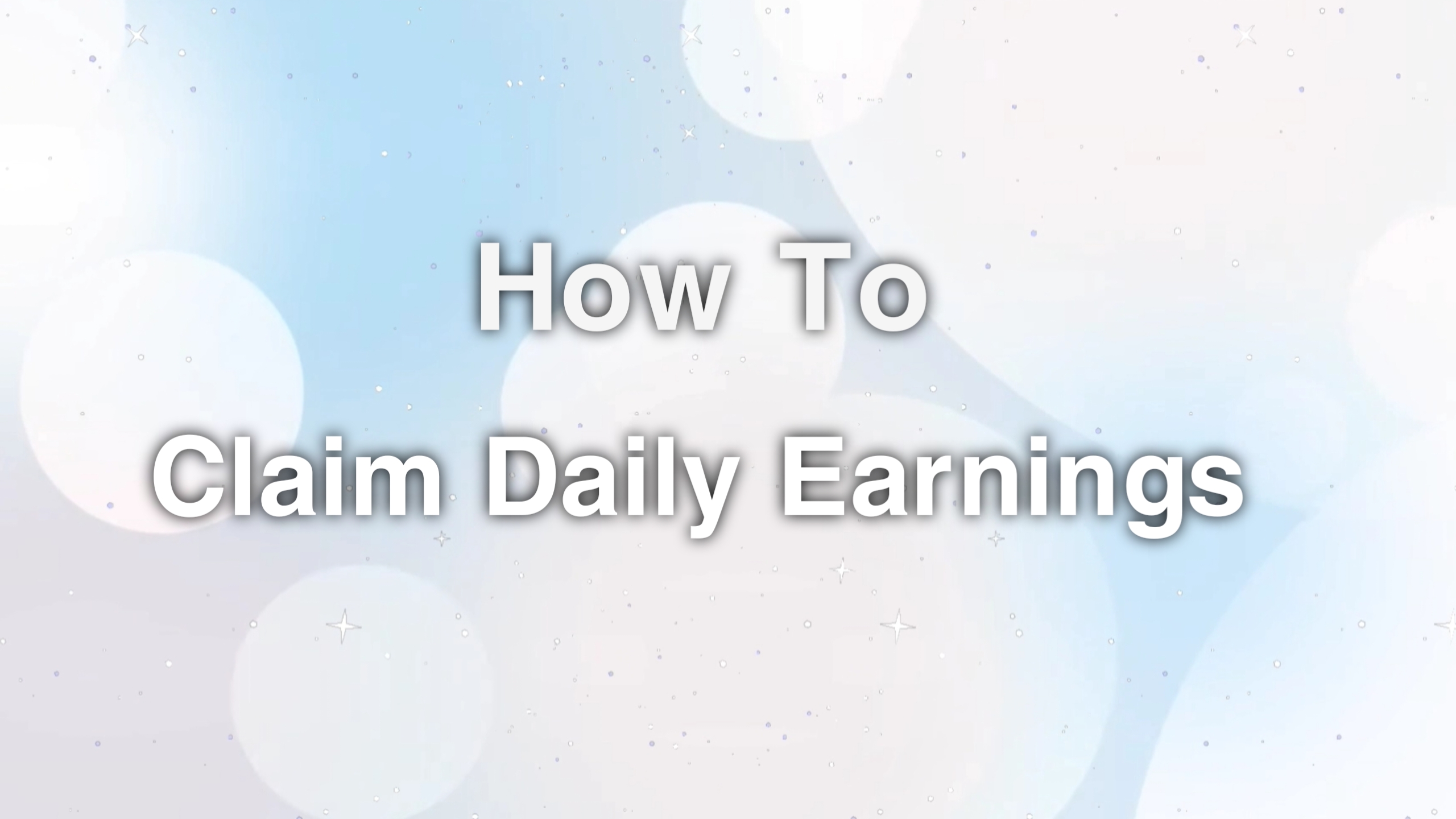 Claim Daily Earnings