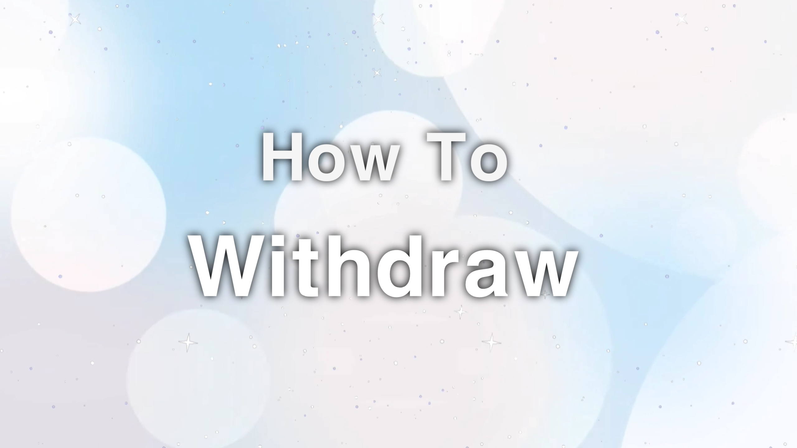 Withdraw