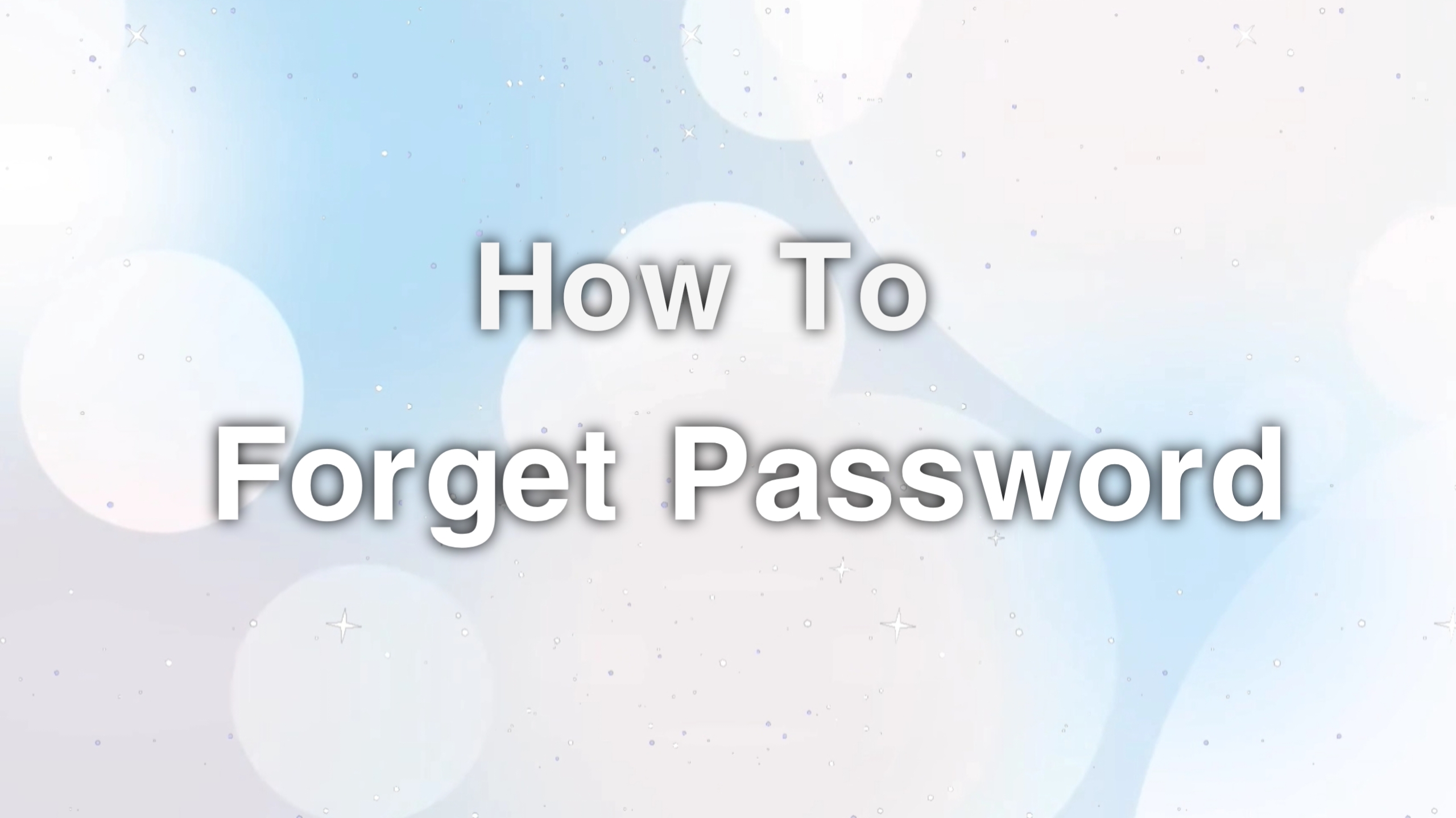 Forgot Password